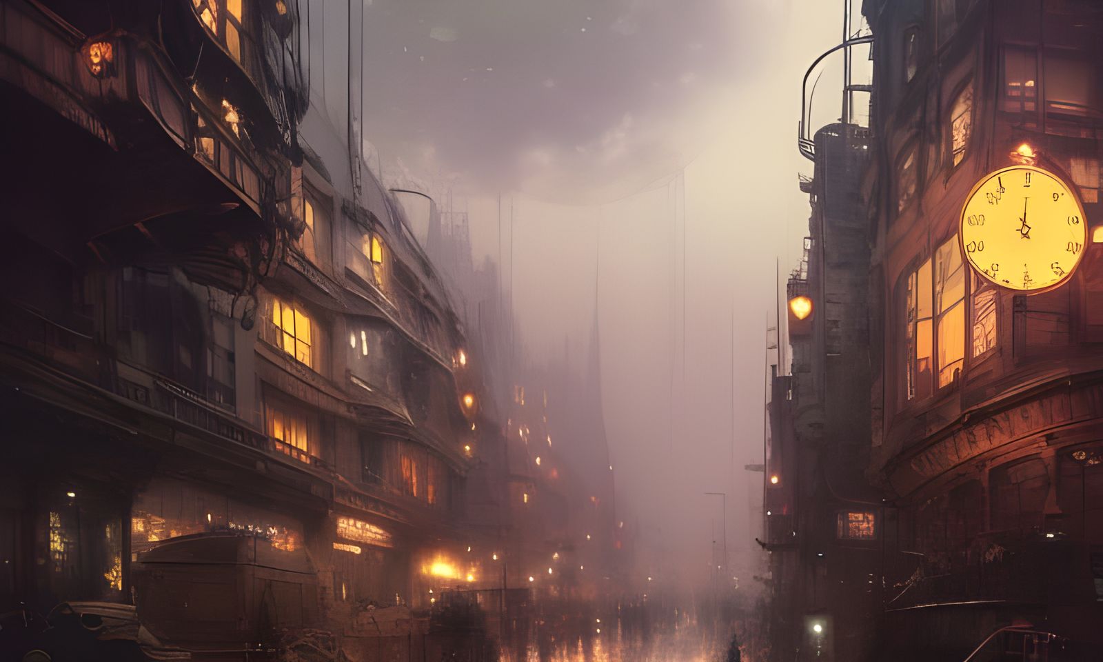 Steampunk London - AI Generated Artwork - NightCafe Creator