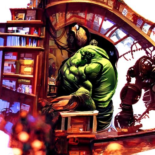 Hulk auf Analyse Mark Brooks and Dan Mumford, comic book art...