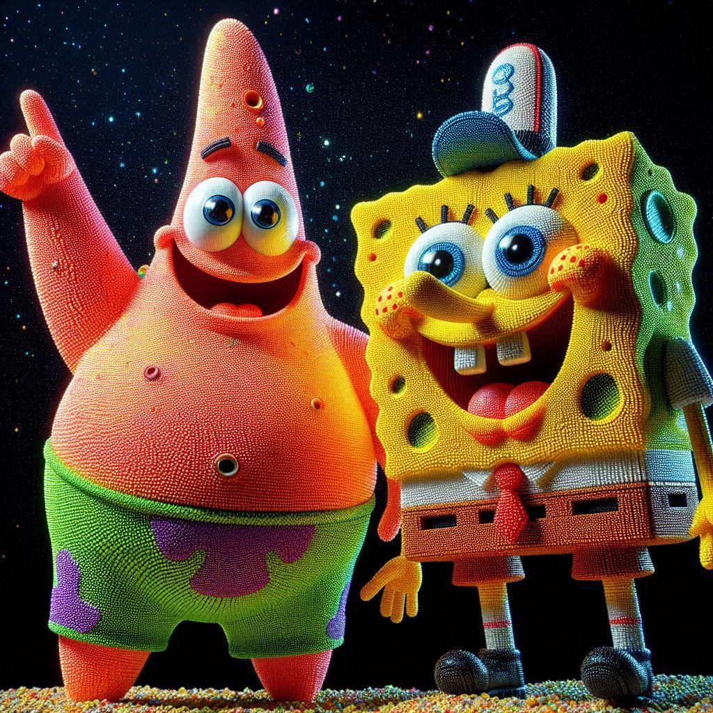 SpongeBob and Patrick