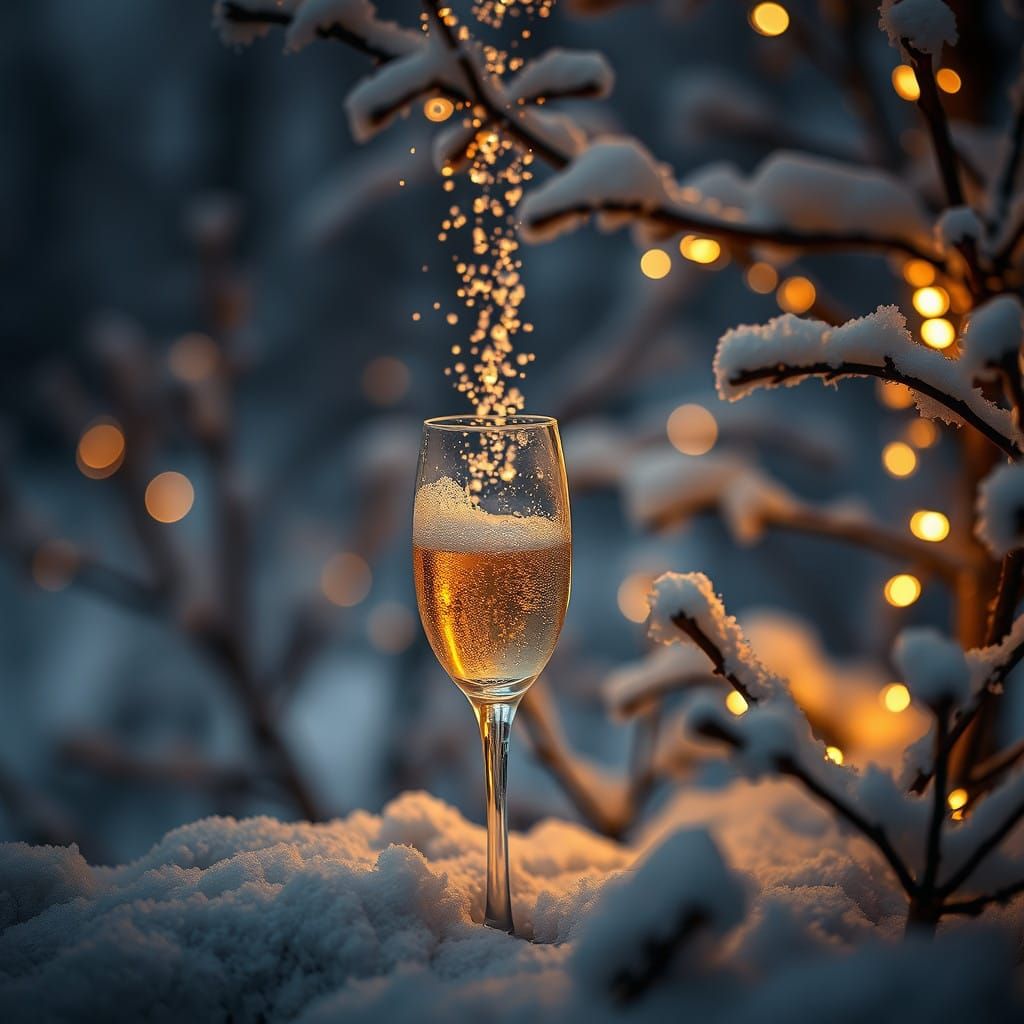 Champagne to the winter!  by @Terminus