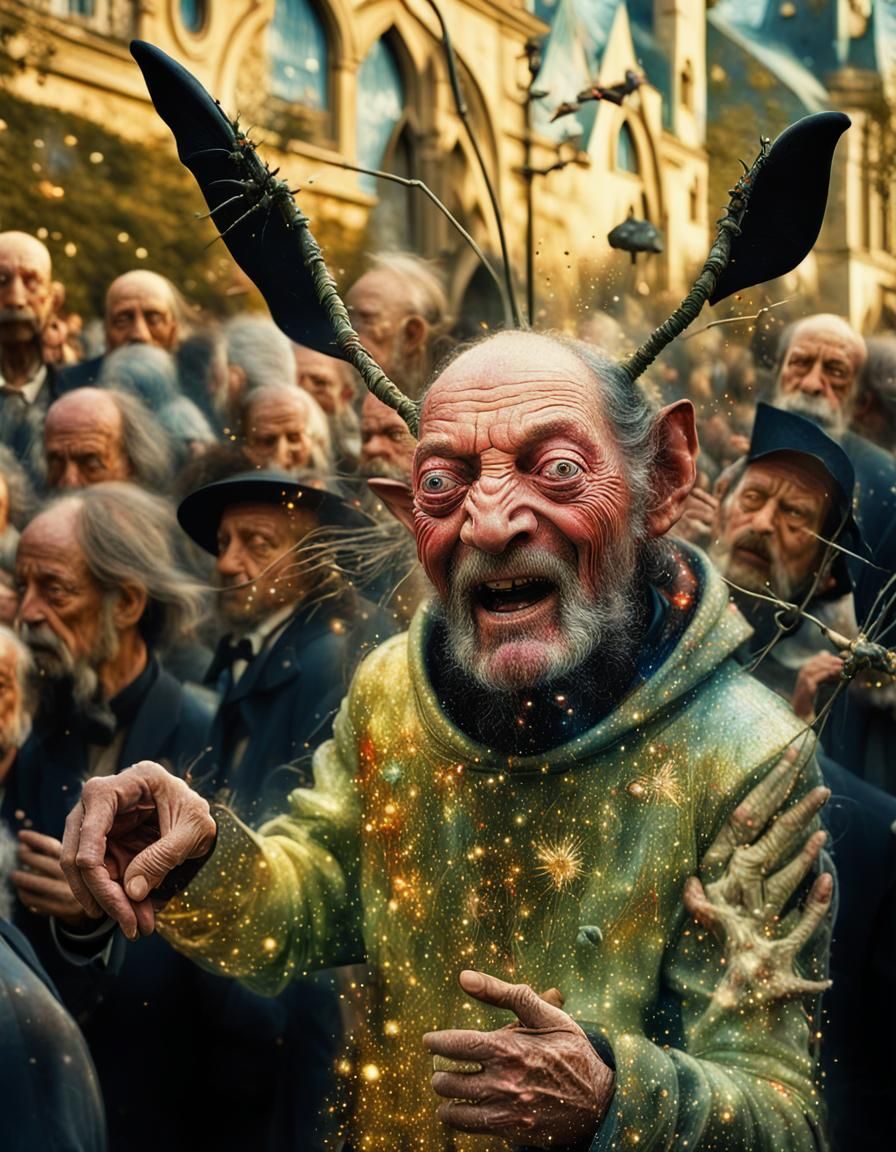 Crowd waiting for Opening Time for the Special Exhibit at the Local Art Museum... +