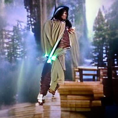 Michael Jackson as a Jedi #film