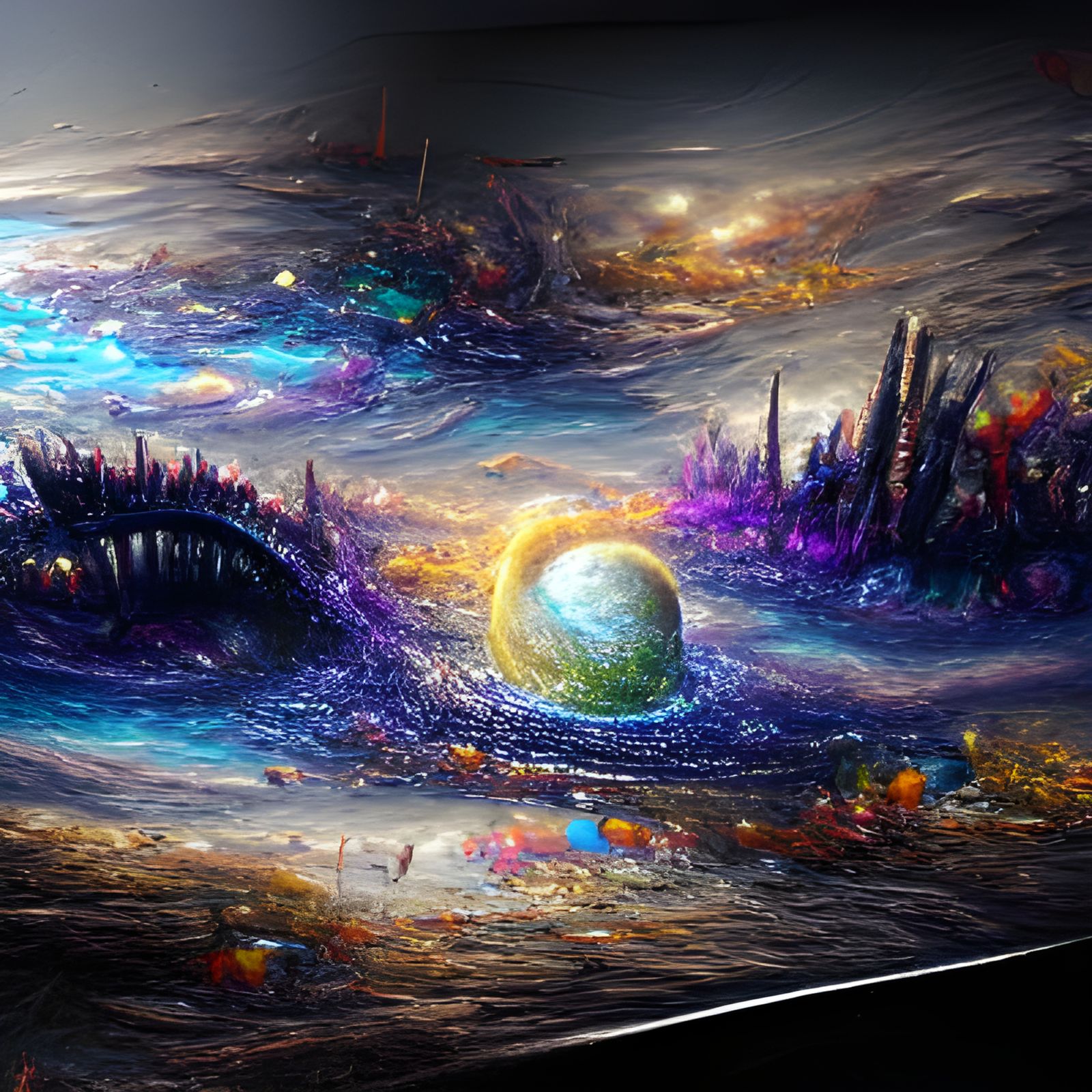 The galaxy opening up to a new world