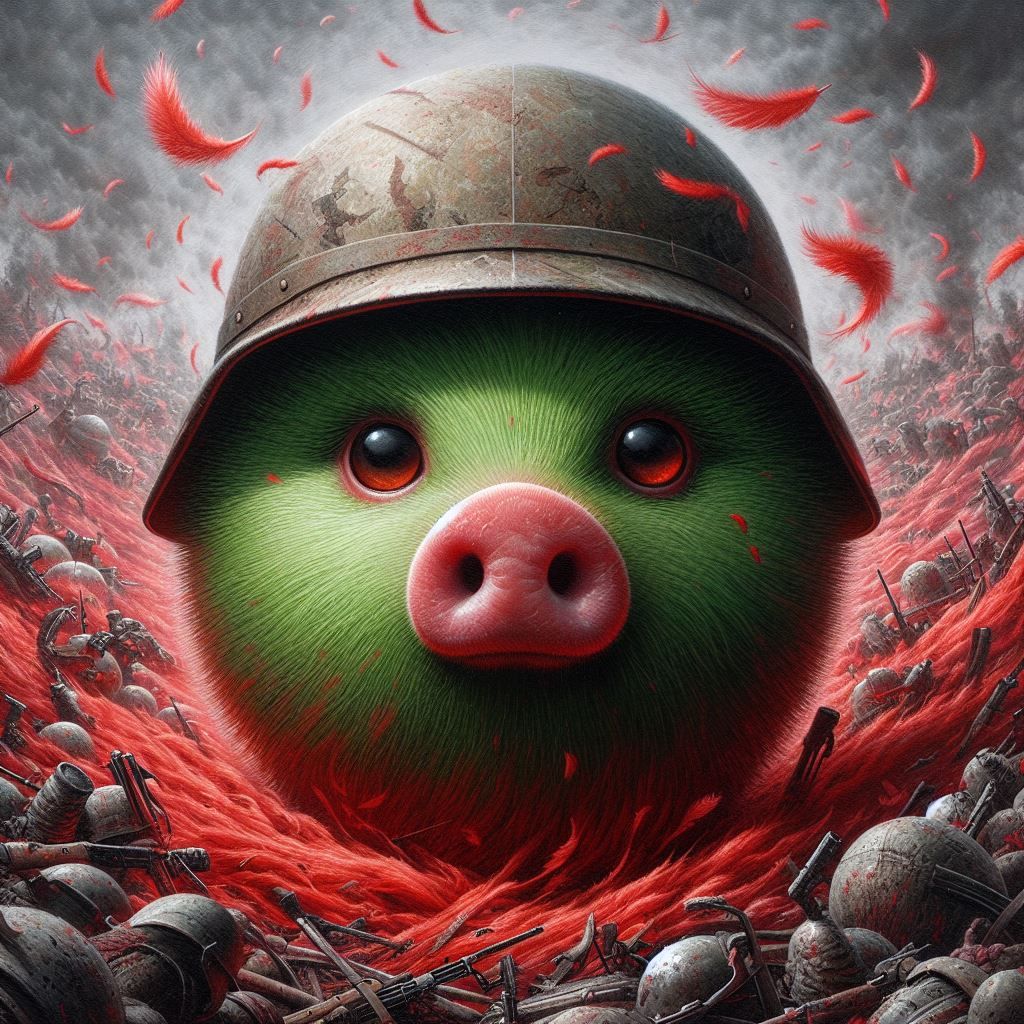 Thousand Yard Stare (Bad Piggies Edition)