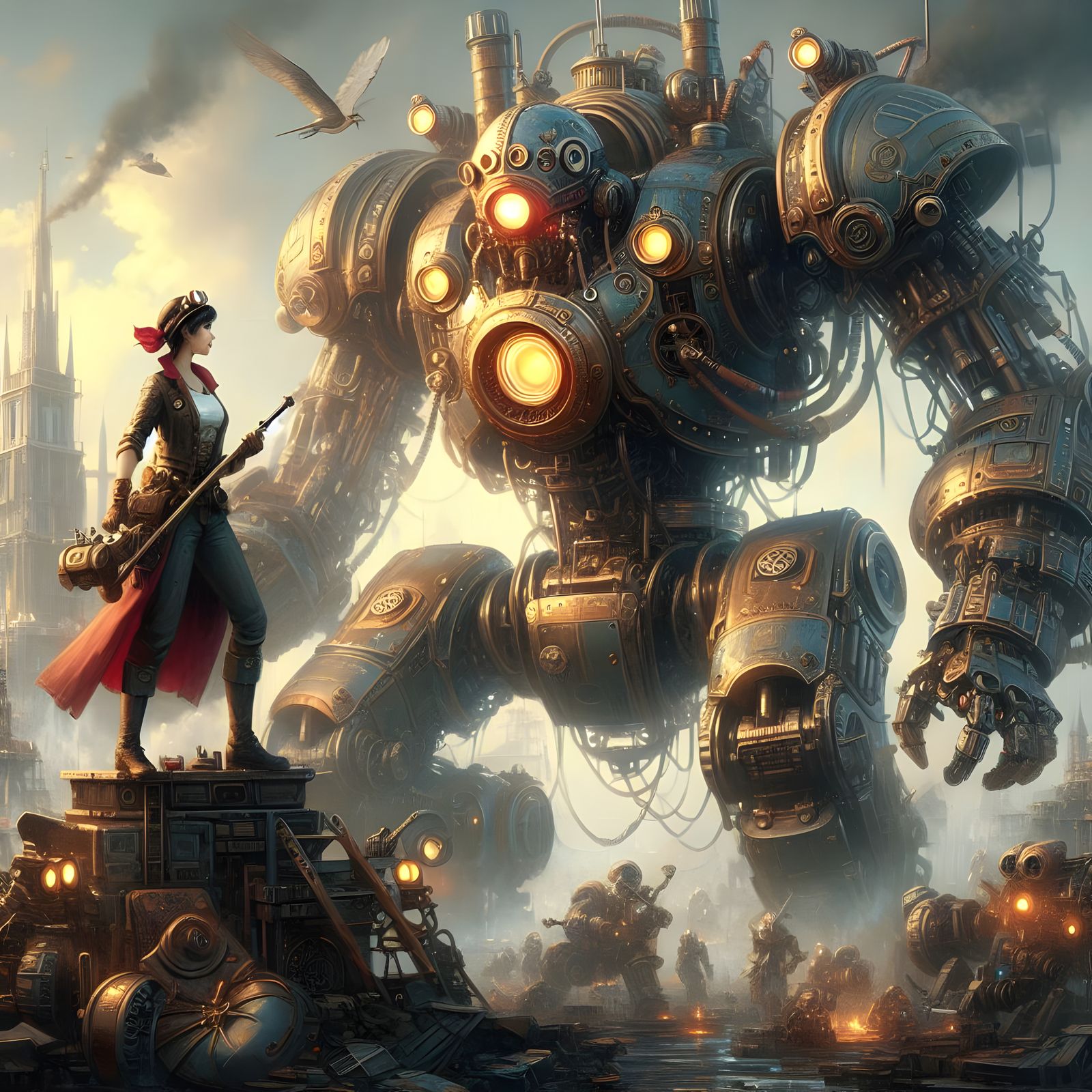 Steampunk Battle Bot #2