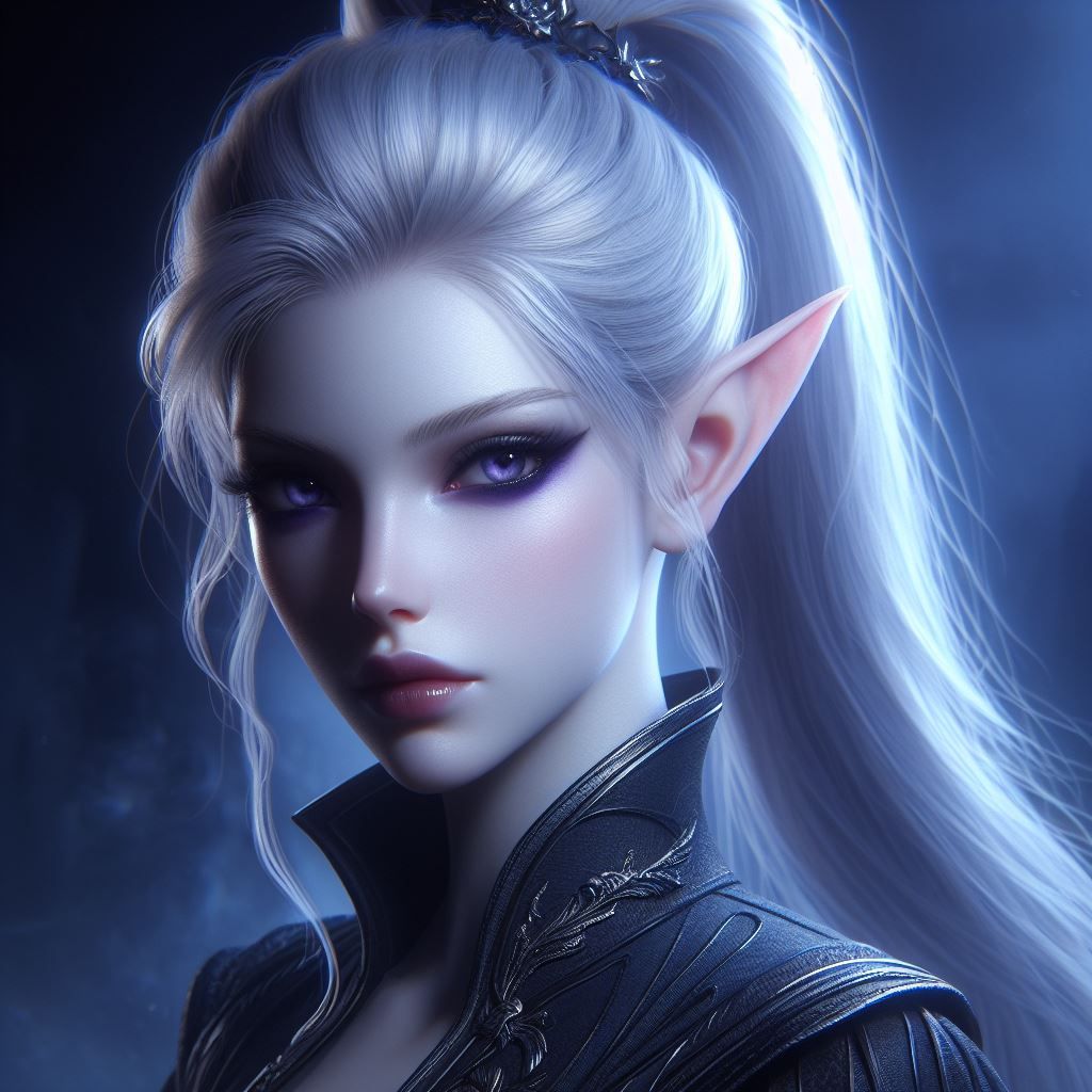Dark elven maiden (LA2 style)