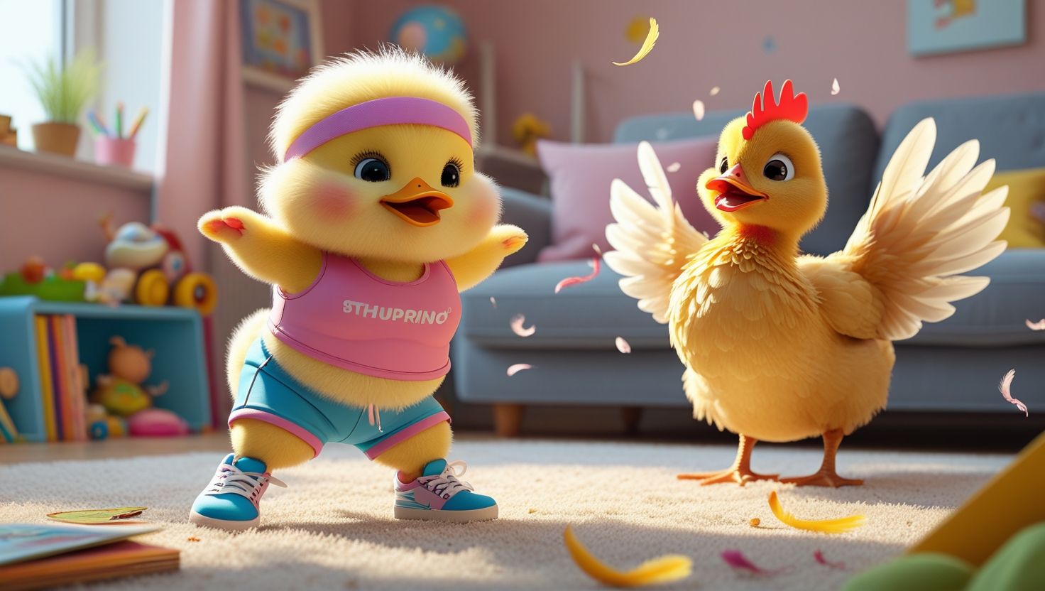 working my tail feathers off