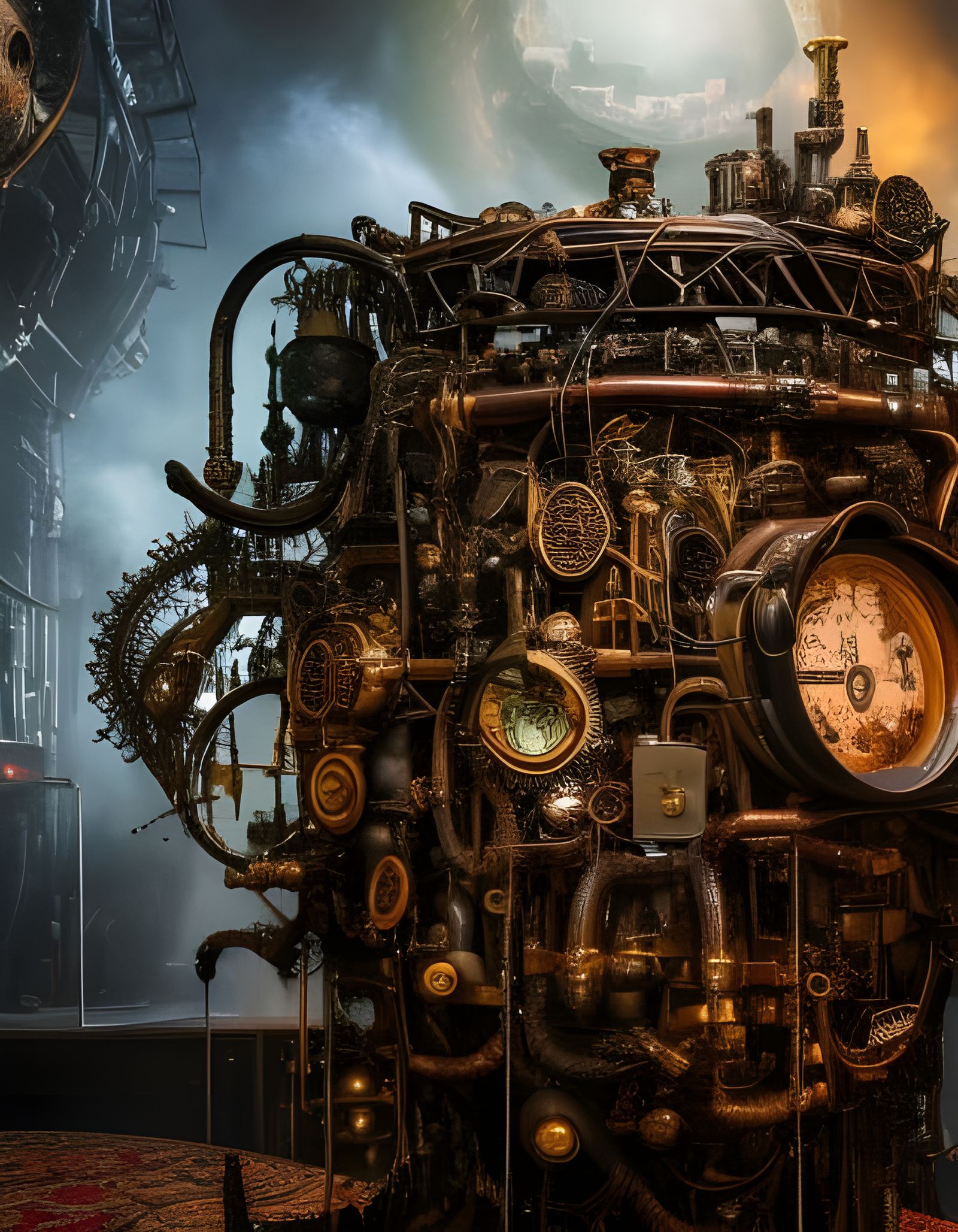 WONDERLAND MECHANOID 1c  by @Art of the Mystic