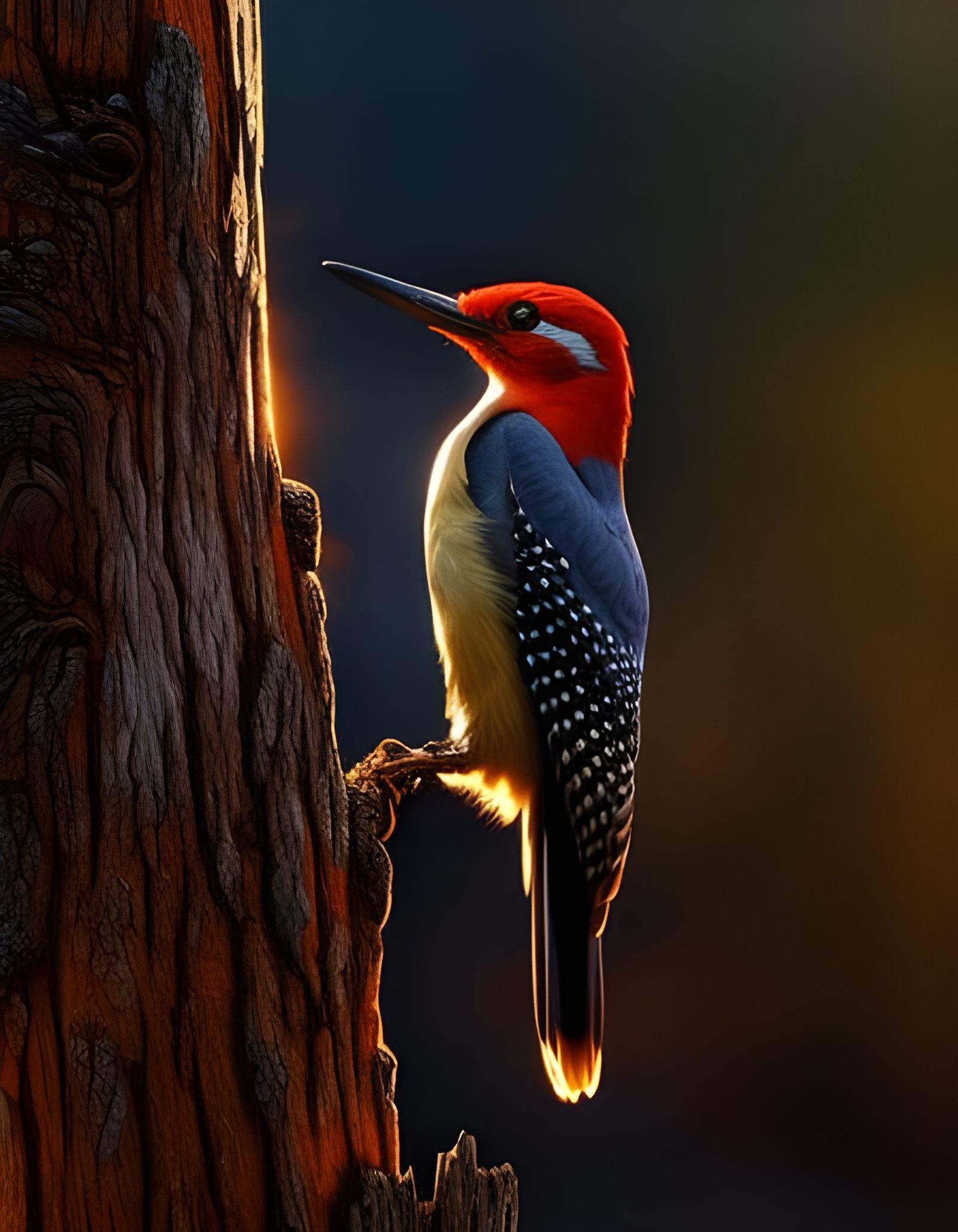 Back light bird