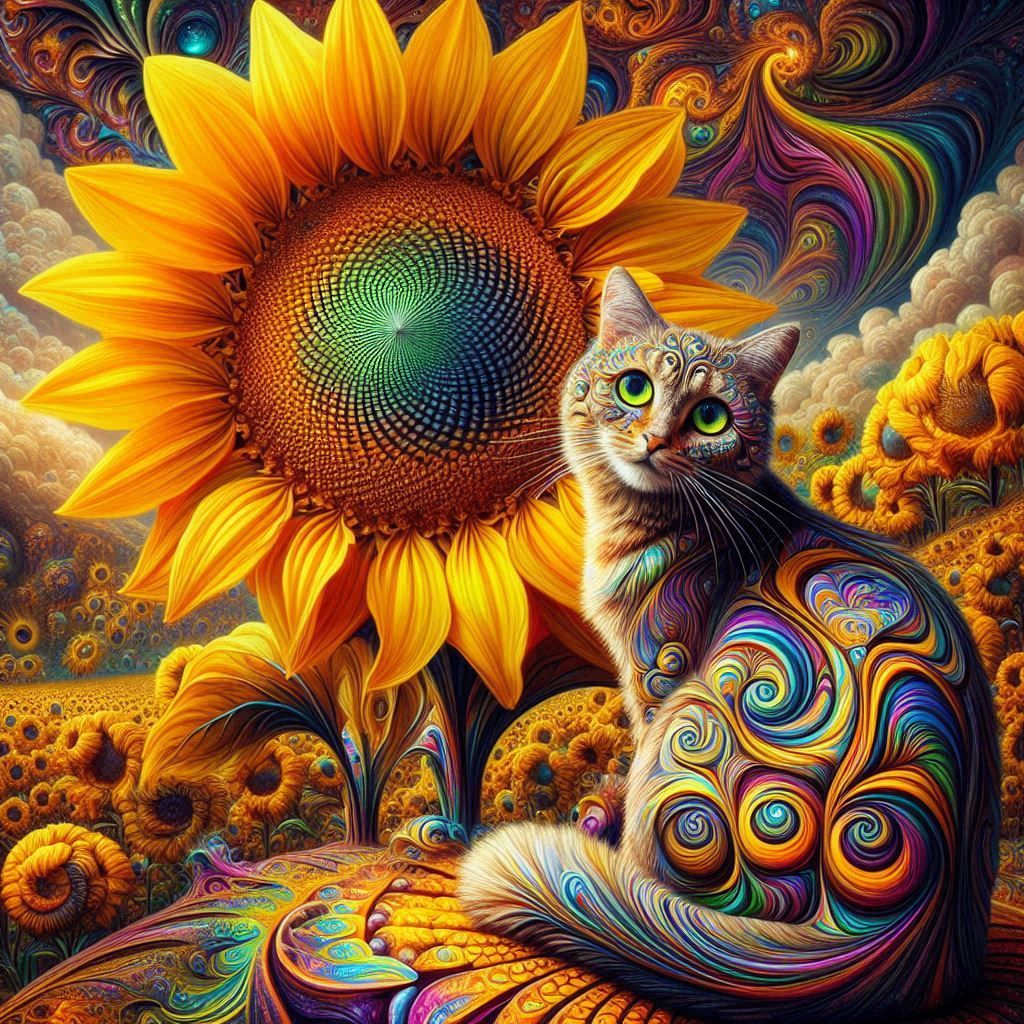 China Cat Sunflower