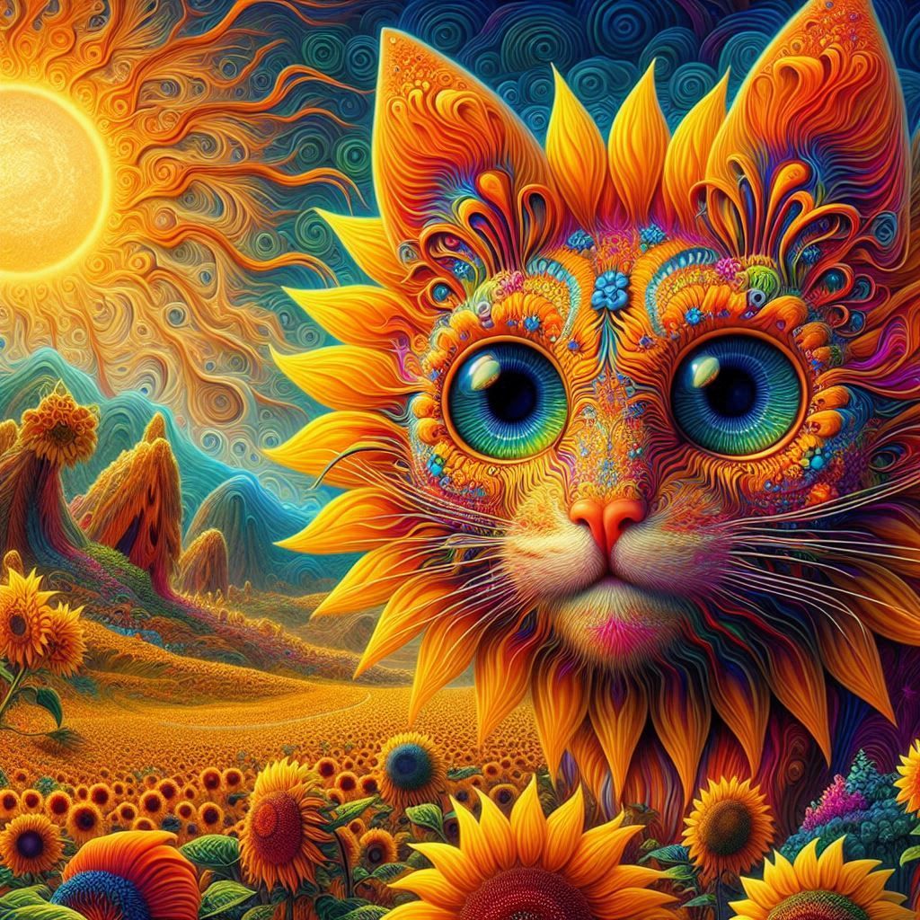 China Cat Sunflower