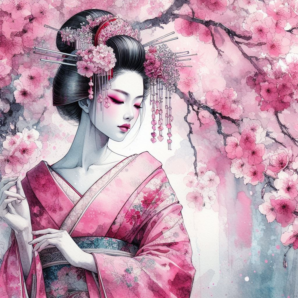 Geisha & Sakura