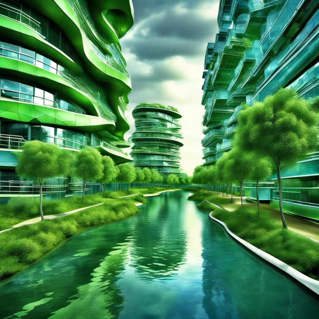 Urban Environmental Management AI Generated Artwork NightCafe Creator