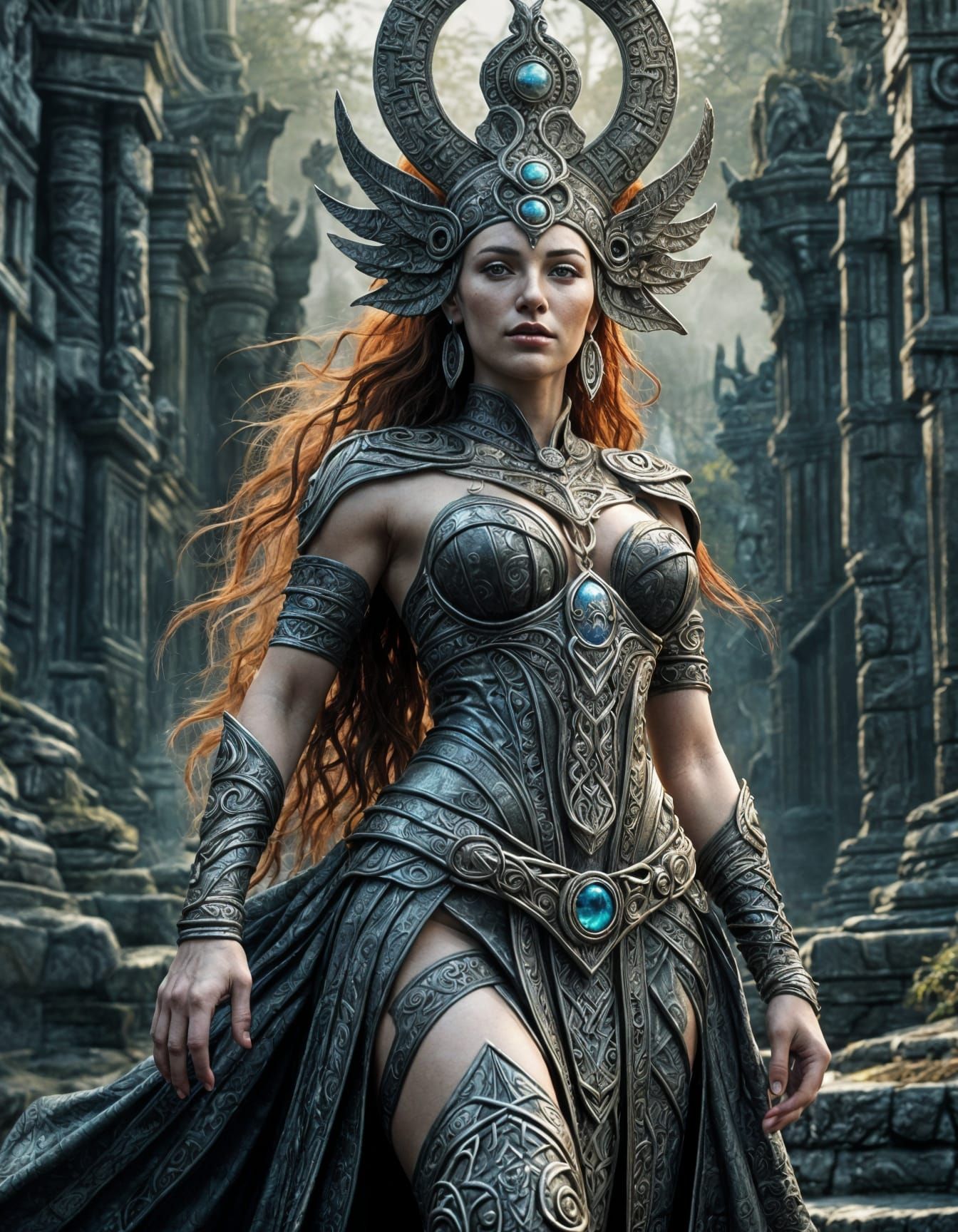 Danu is the mother goddess of the ancient Celtic gods. A divine being who gave the Tuatha de Danann the ...  by @Steven 