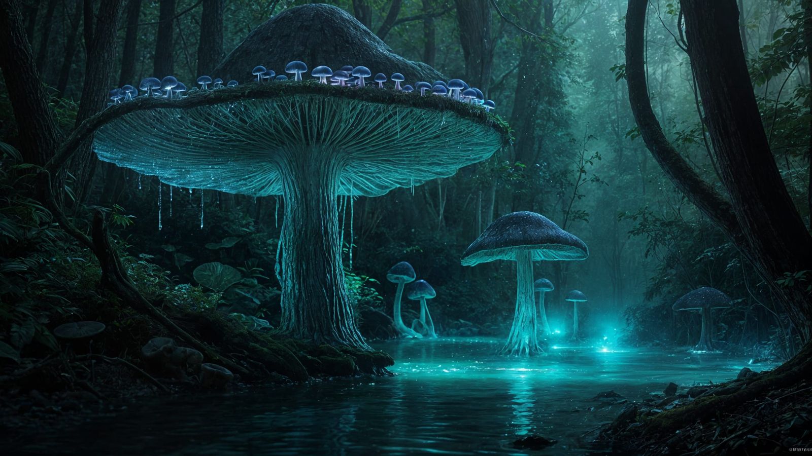 Dark shroom forest
