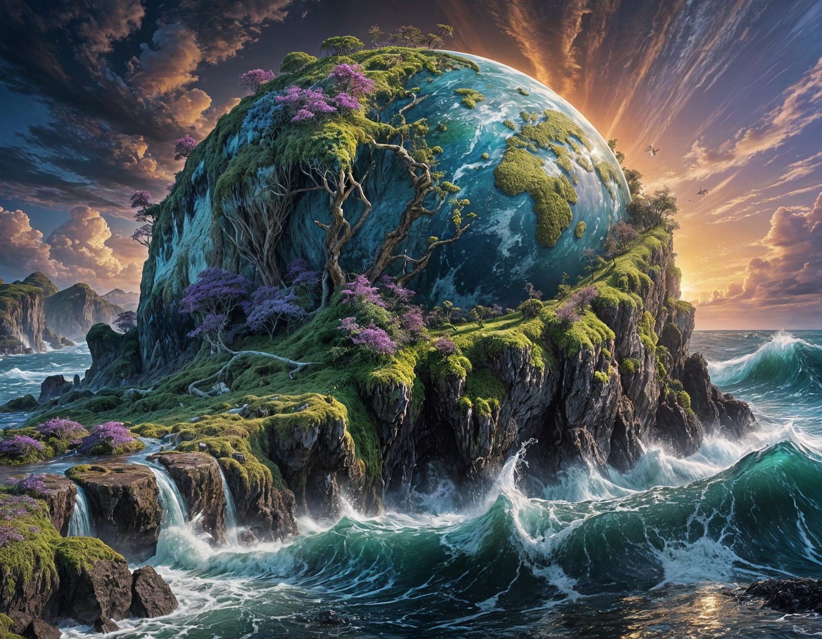 Earth stranded on another planet..   by @Saya jolly