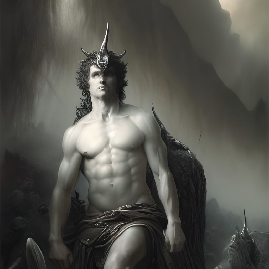 man growing horns
