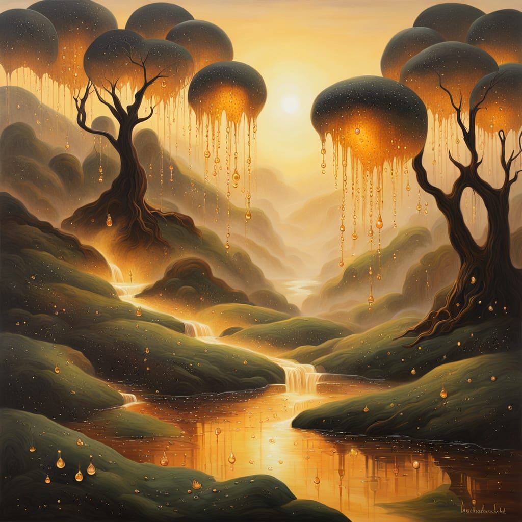 que le sirop coule des batiments en cascade - Start Image 2