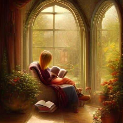 Cozy Reading Nook  by @Lazarus