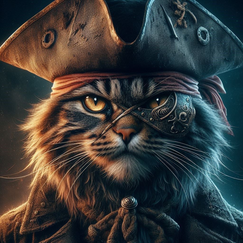 A fierce pirate