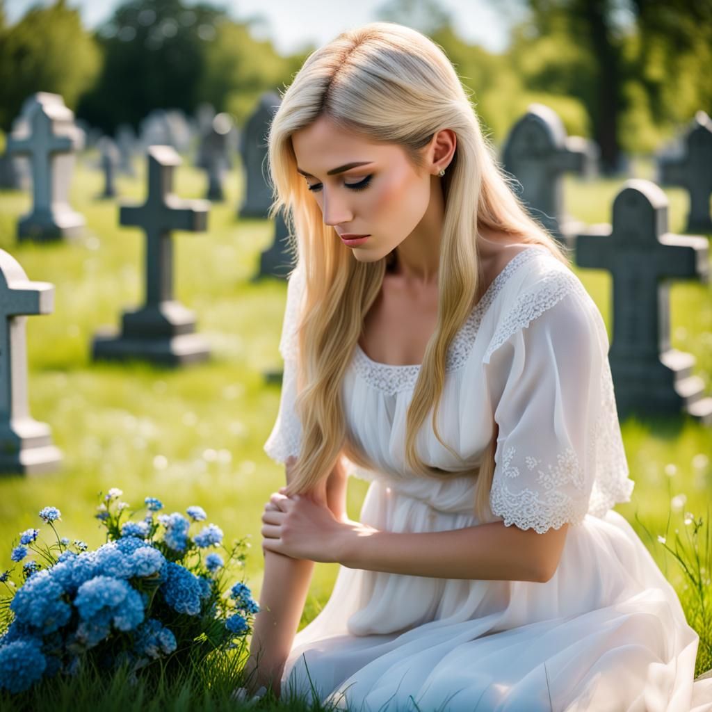 Grieving the loss of her husband