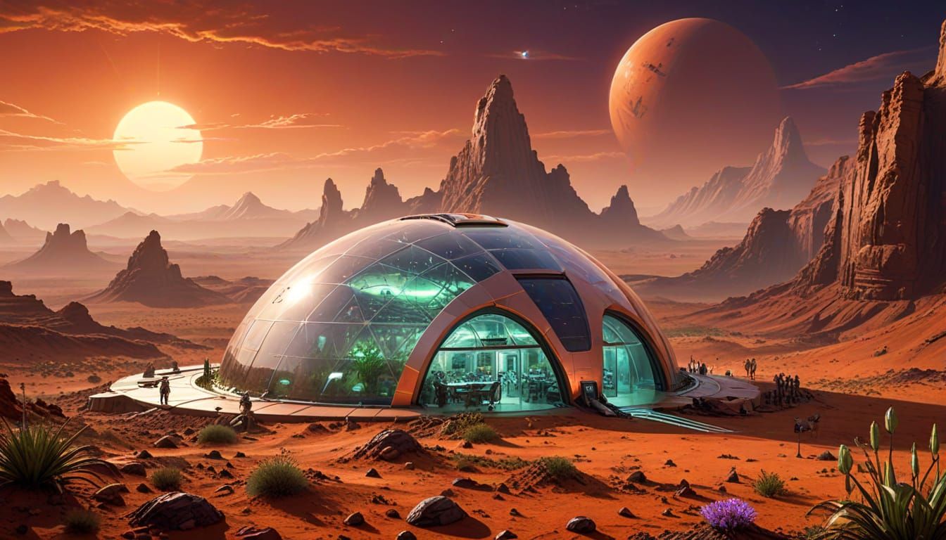 Future Life on Mars  by @CHM