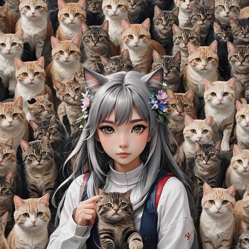 Most beautiful Cat girl