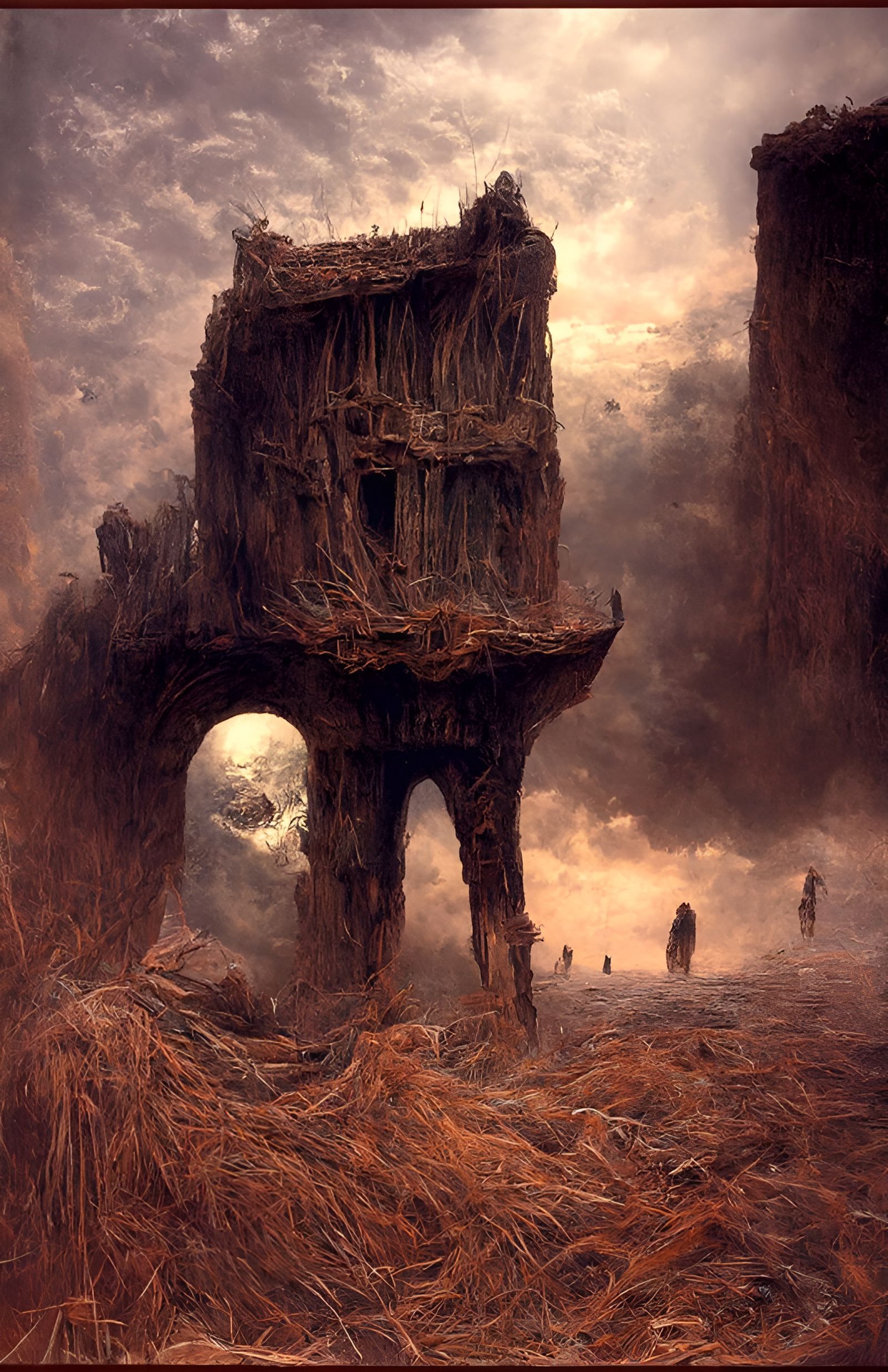 House of the dead by Zdzisław Beksiński