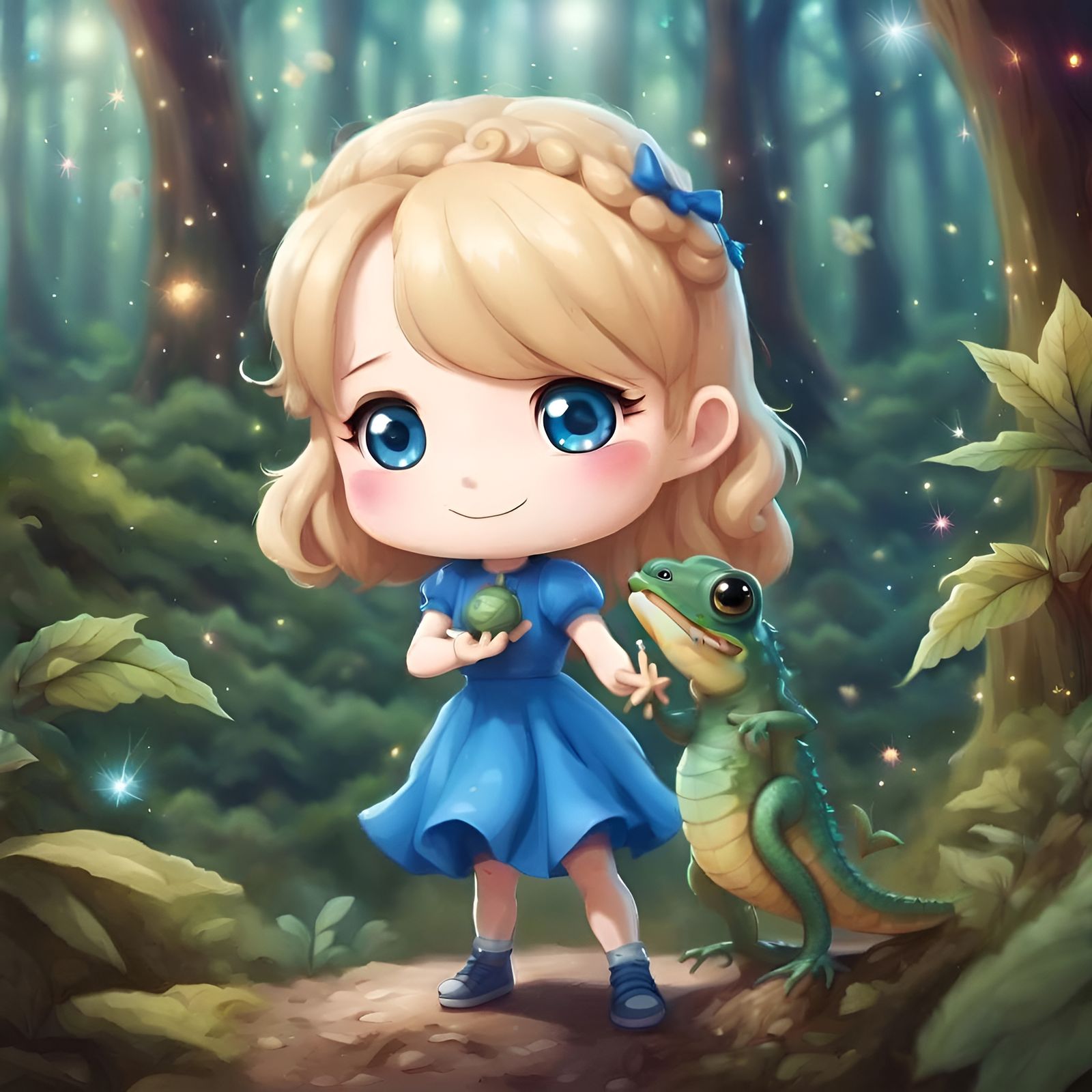 We're playing fetch in the woods, wanna come?   by @Wanagiyata