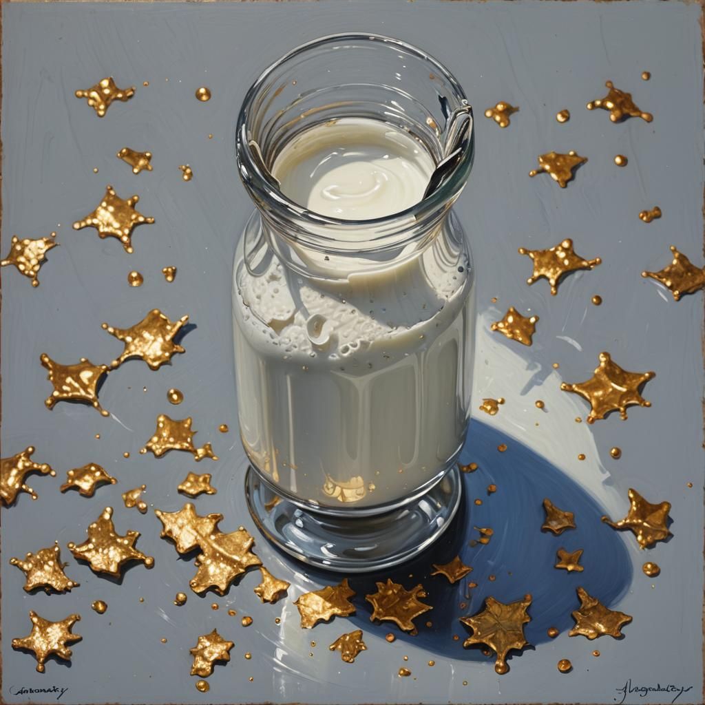 Glittering Milk