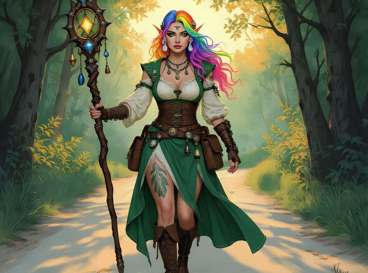 Walking towards adventure