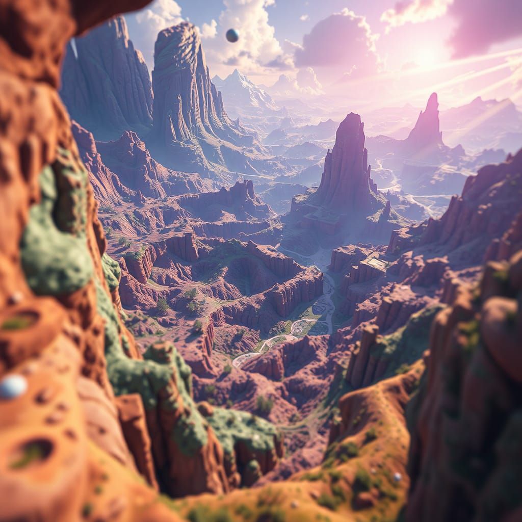 Dreamlike Optical Illusion in 8K Resolution