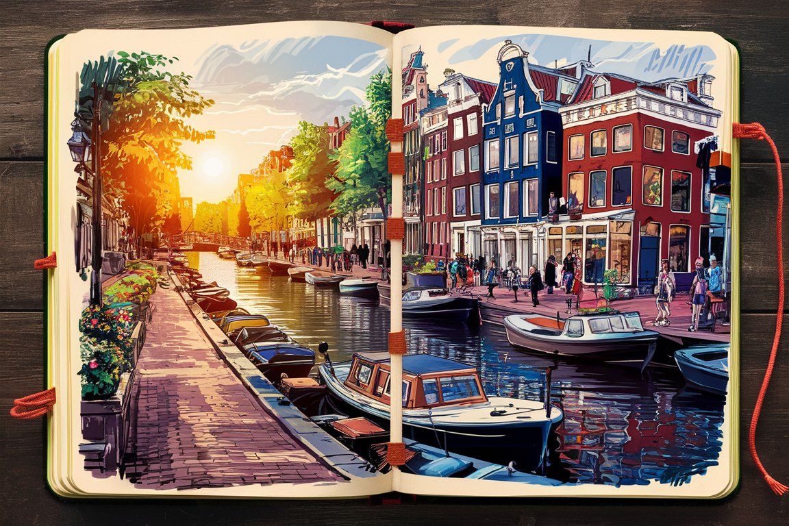 In the heart of Amsterdam 🥇 For originality in the Cityscape challenge imo.