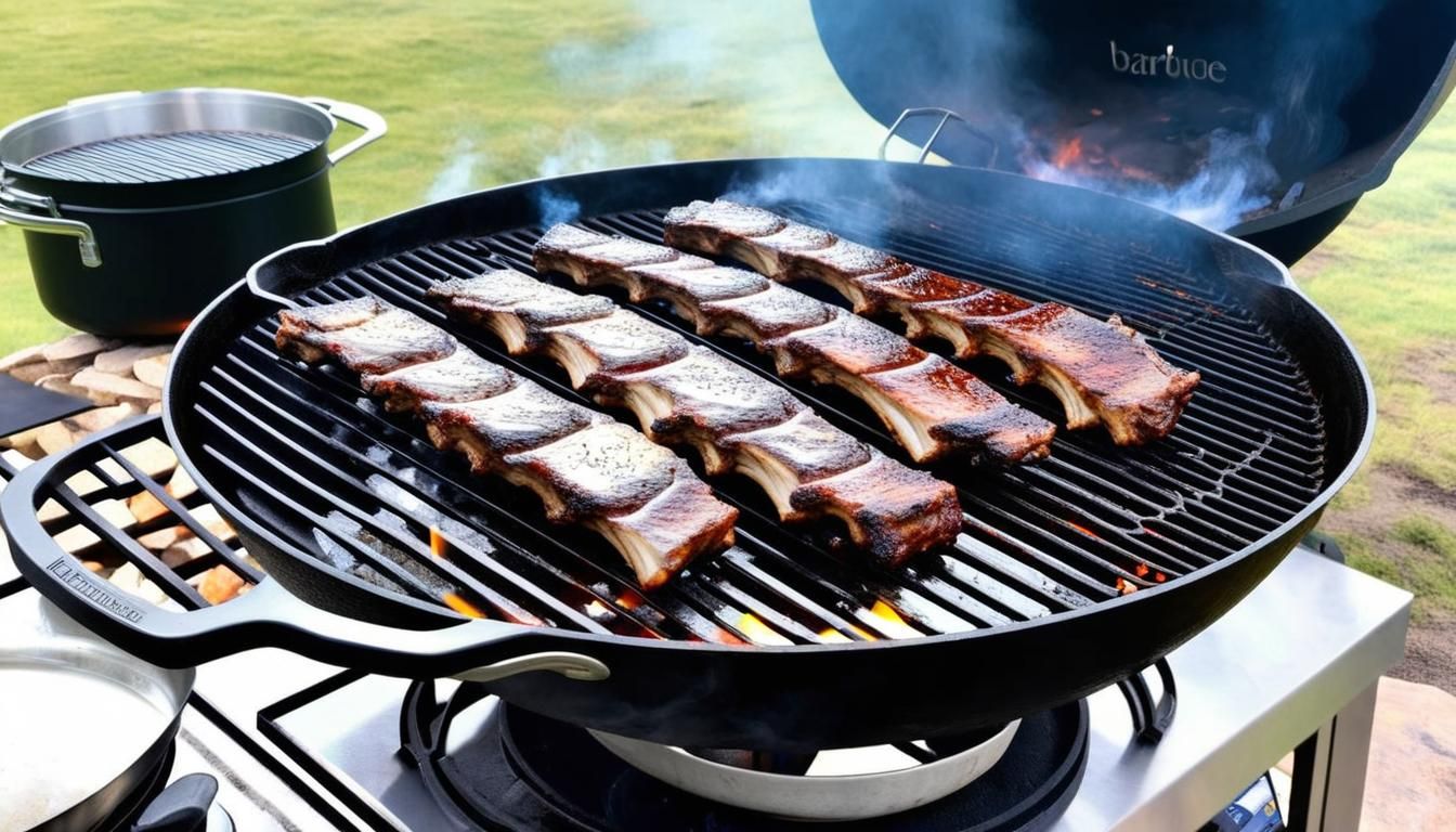 Neelix is cooking Spare Ribs cooking on the barbicue  by @Pirate Queen Jo 