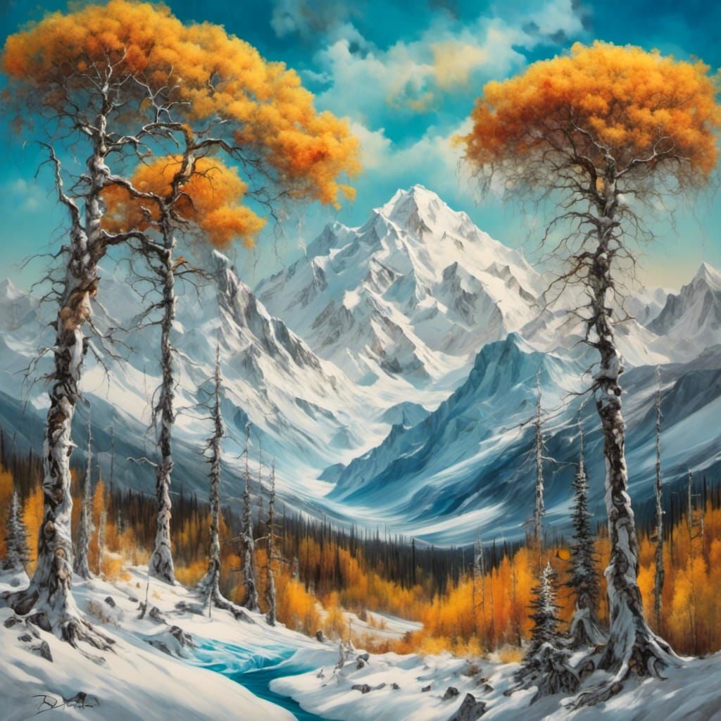 Tall stately trees in Denali, Alaska.  by @GrizzMum