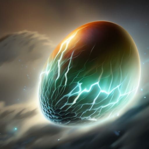 Dragon Egg::Scaled and Horned::Dragon egg!! :: during a ligh...