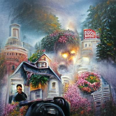 Psycho Killer Thomas Kinkade