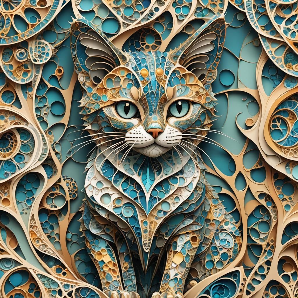 Gaudi cat  by @Justme