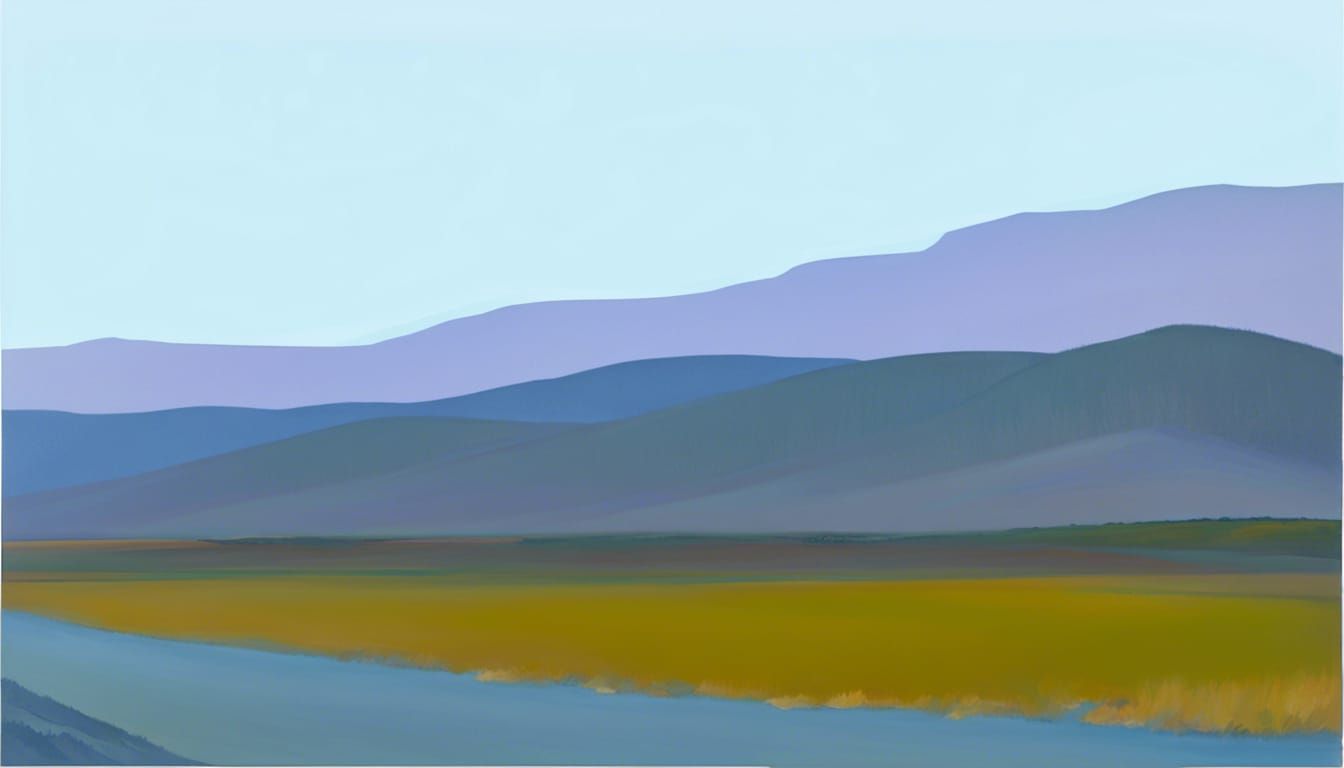 OKeefe Style Landscape