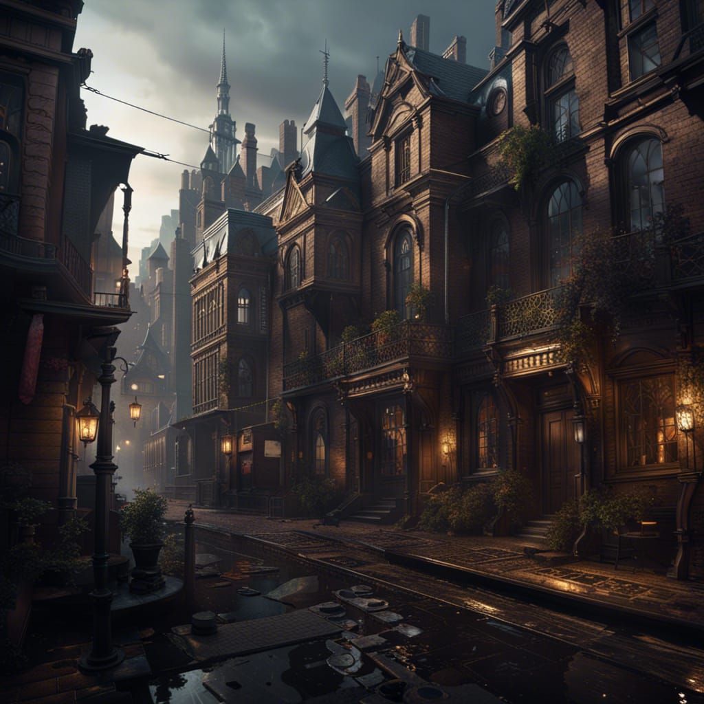 Atmospheric Victorian city. Inhabited by Heretic hunters and cultists ...