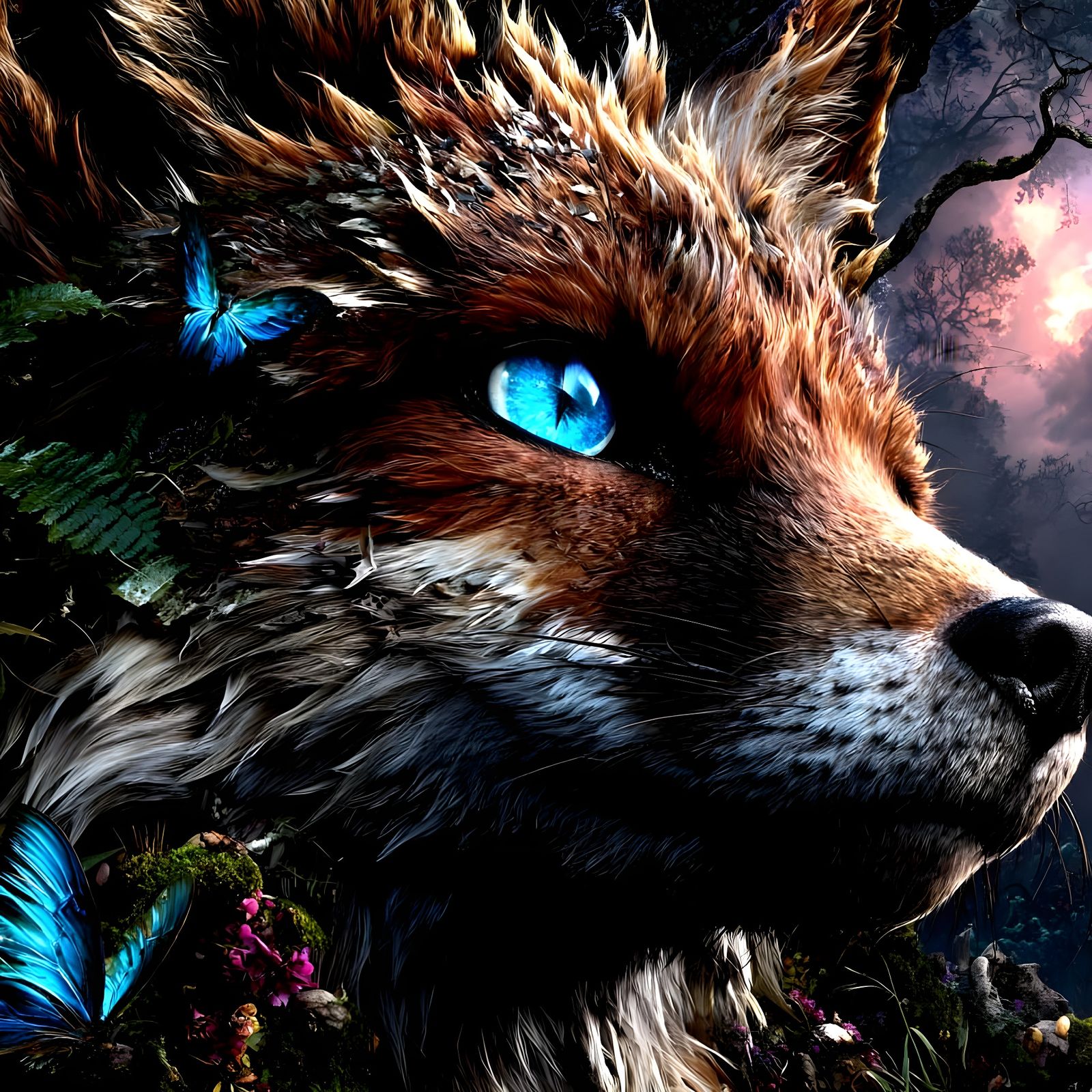 Forestforged Gaze of the Azure Fox