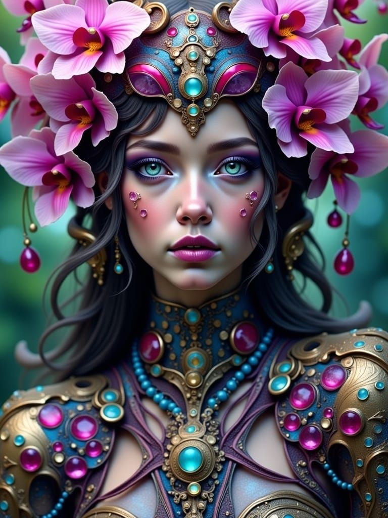 <lora:Alienesque Flux:1.0> test Lora Violet