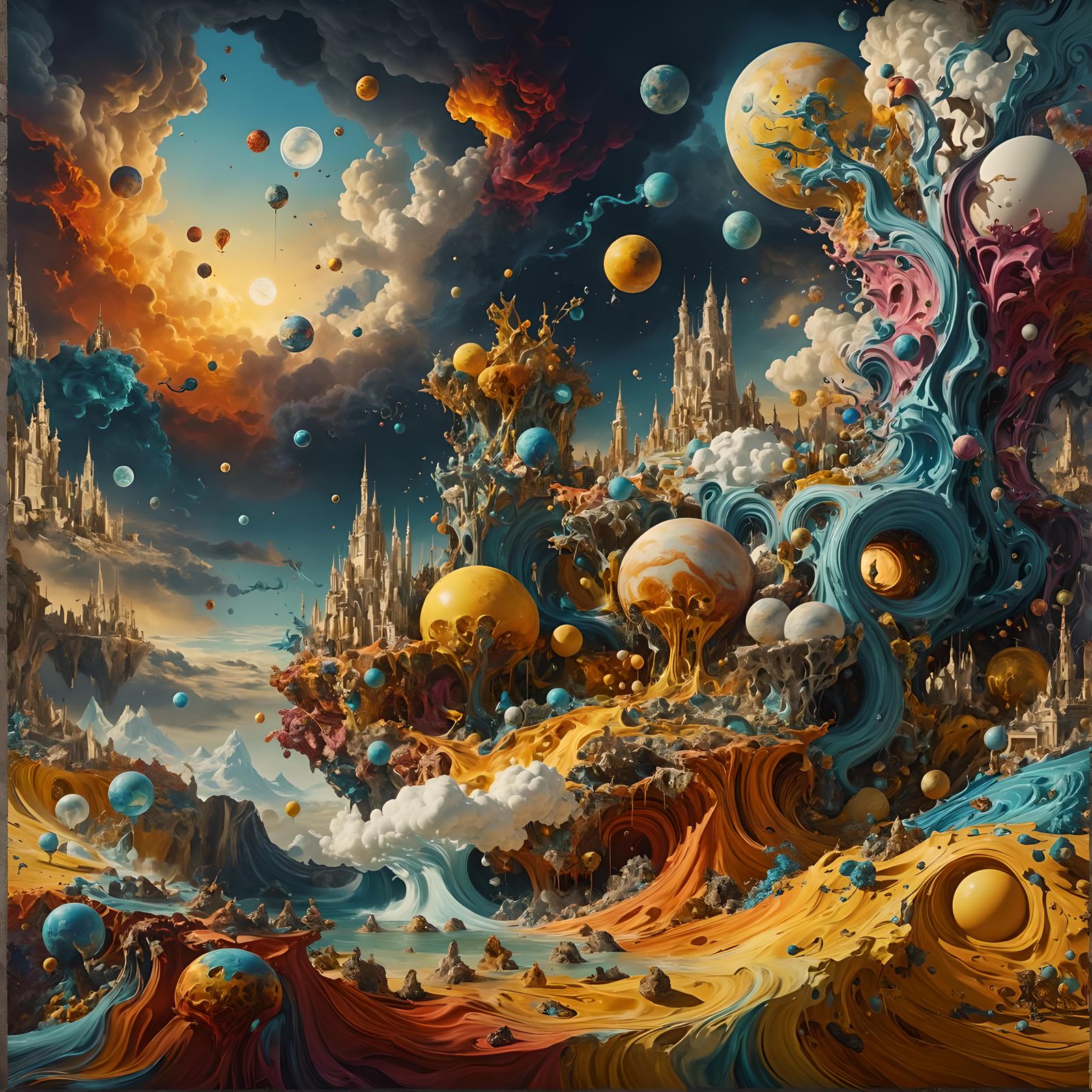 “Melange of Objects - Vortex City Morph” (SVD)