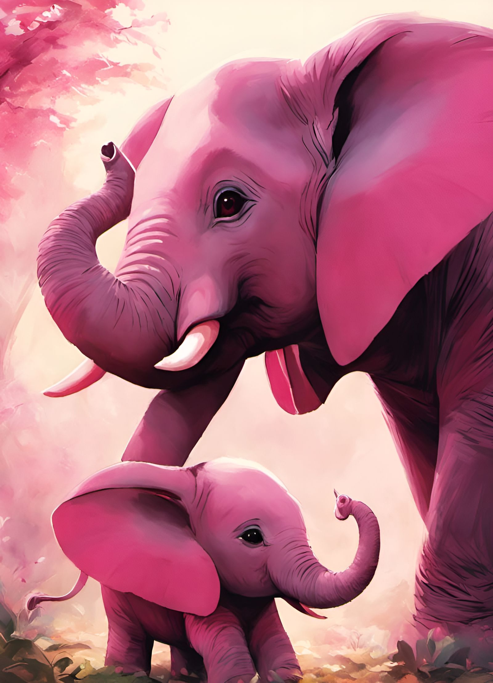 pink elephants , pink elephants