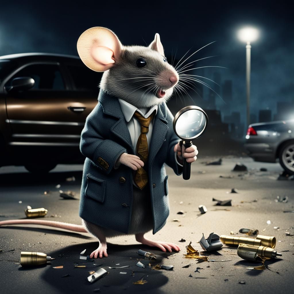 Detective Mouse  by @ELY M
