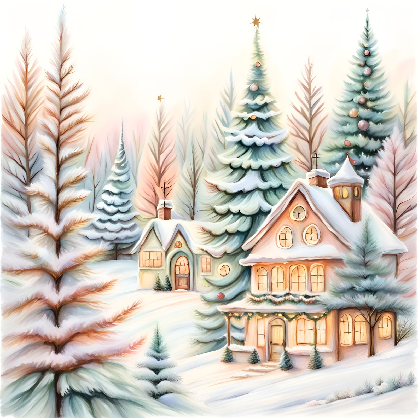 Soft Pastels Winter  by @NewAgerJul