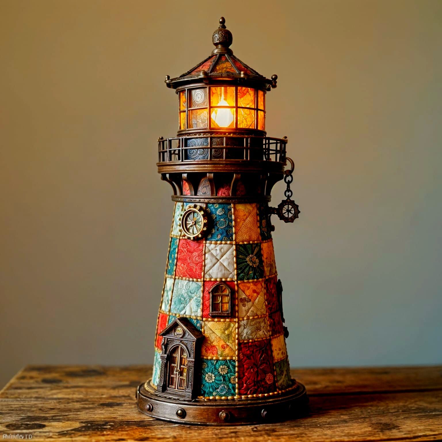 Lighthouse-shaped Lantern   by @AncientAardvark 