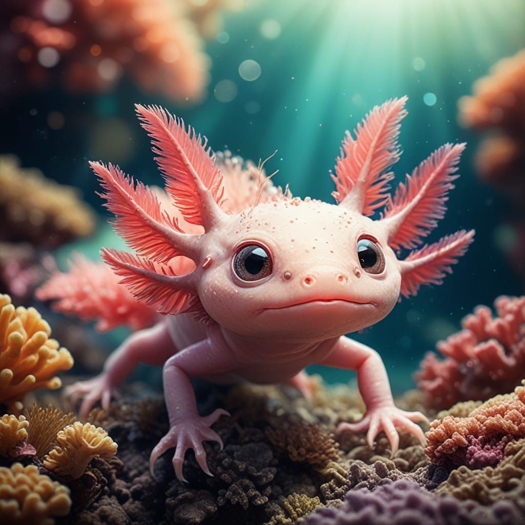 An ‘Axolotls’   by @United States Of Daan 
