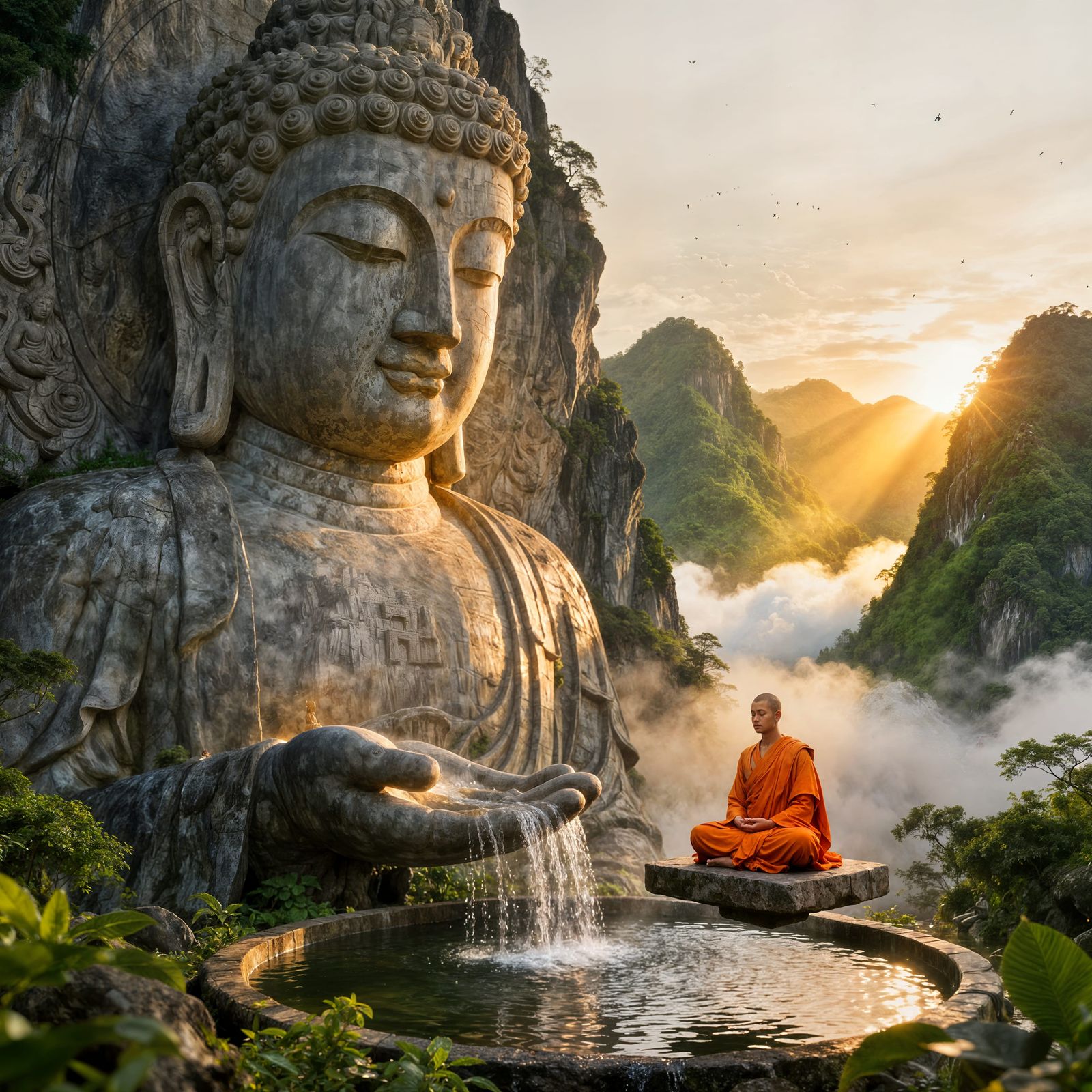 Inner peace   by @AI Armand 