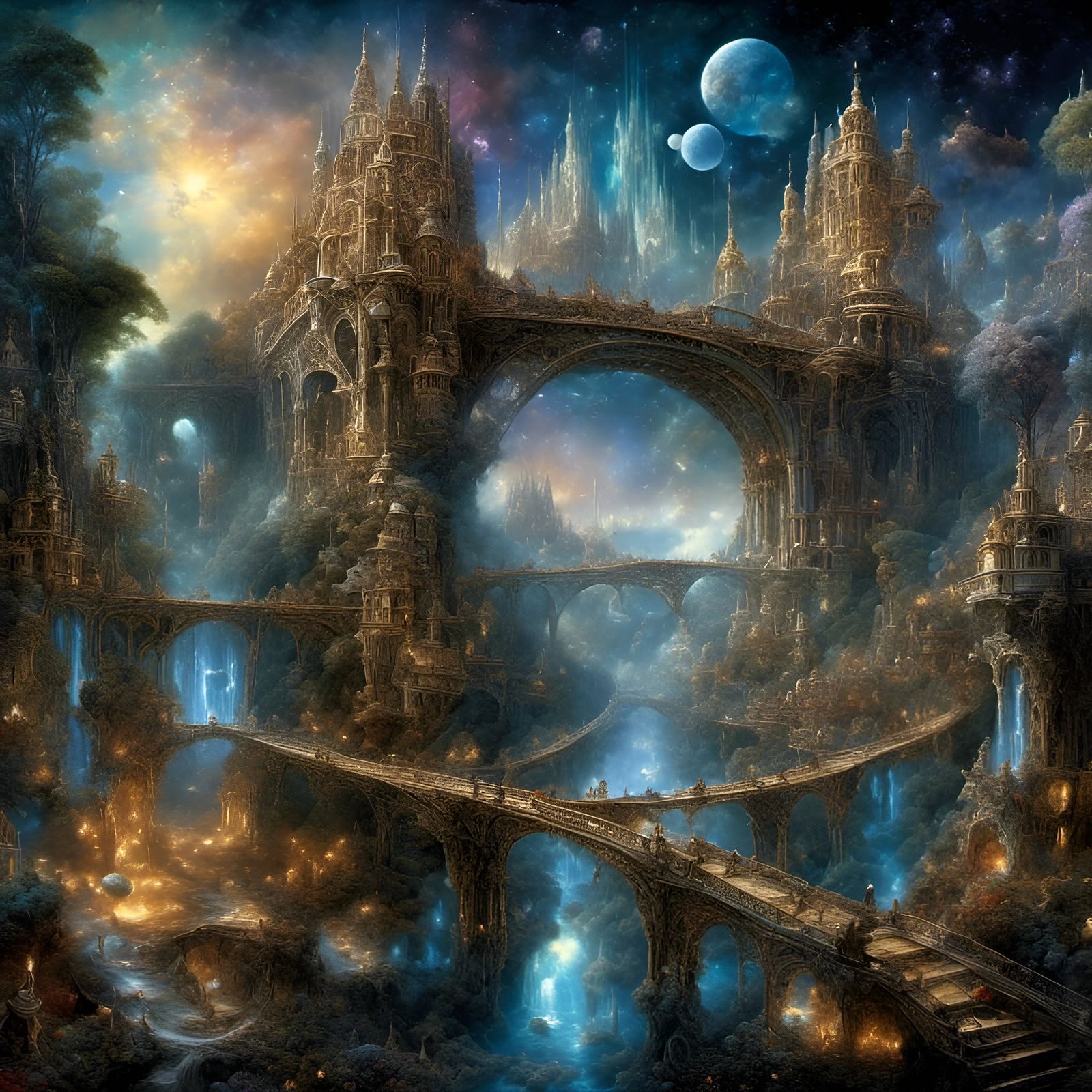 a sparkling fantastical complex bridge mahmoud farshchian ron walotsky ...